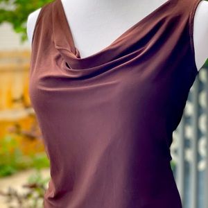 Cowl neck tank